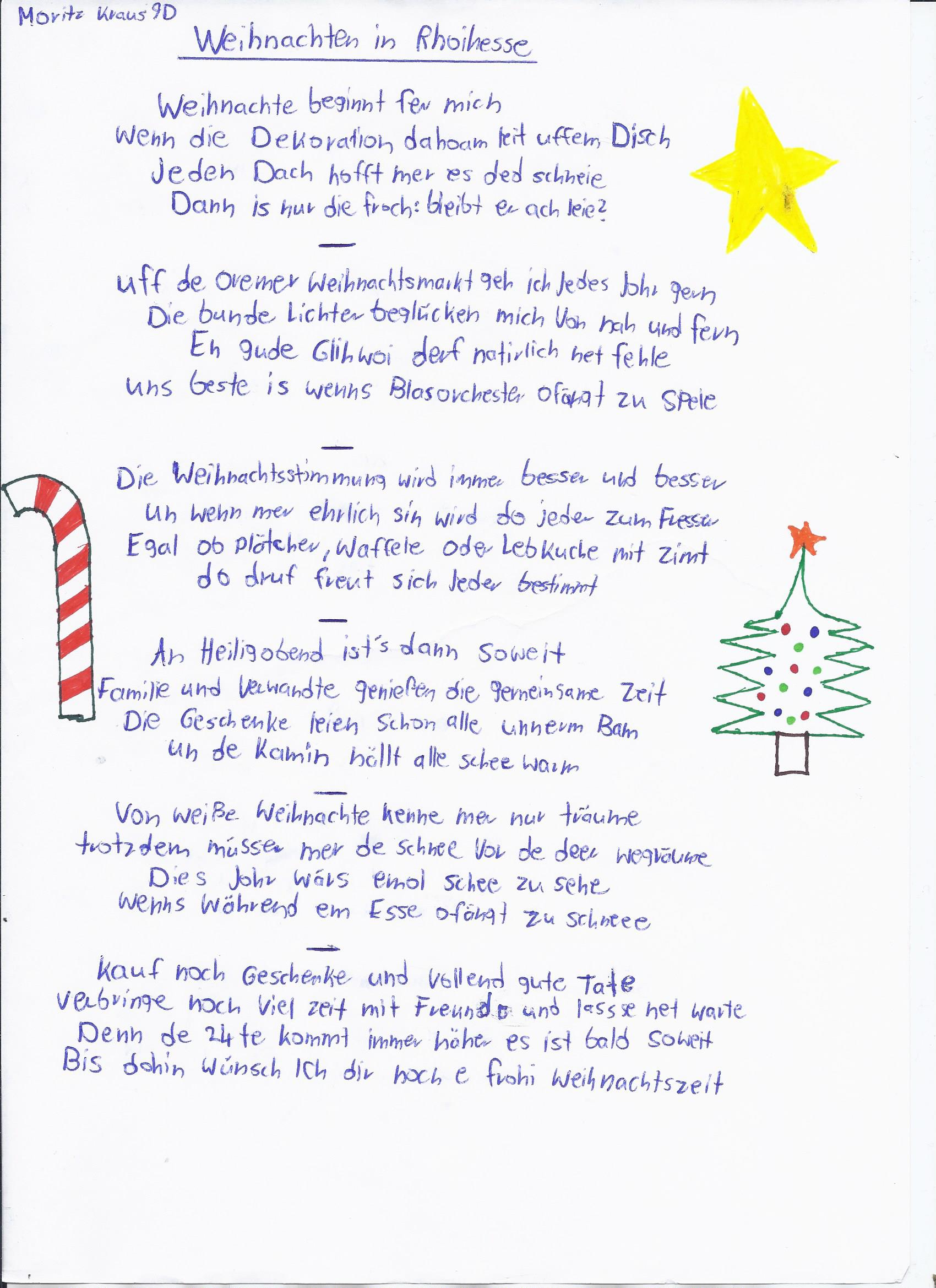 weihnachtsgedichte auf plattdeutsch 