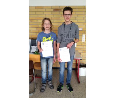 Maximilian Hauck und Julian Pinger